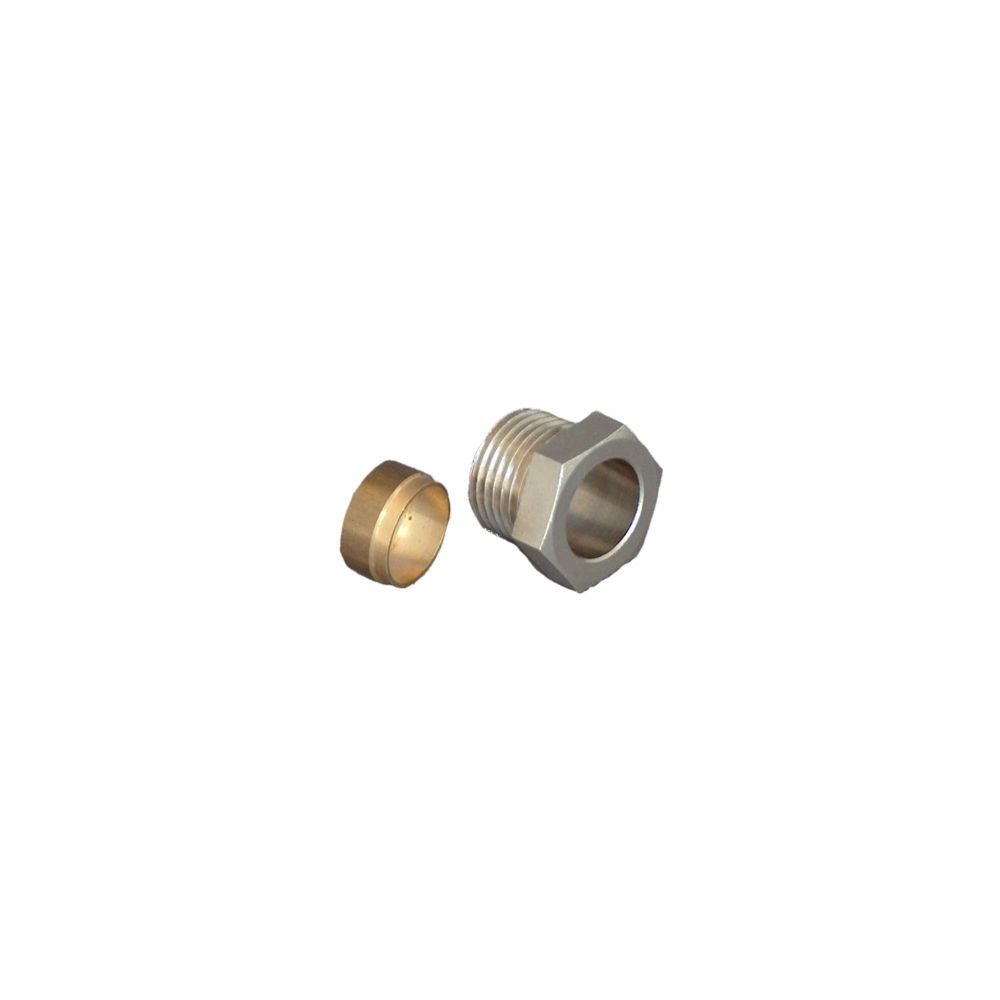 Oventrop Ofix CEP Klemmringverschraubung für IG, für Kupferrohr 1/2x15mm, vernickelt,... OVENTROP-1028155 4026755296006 (Abb. 2)