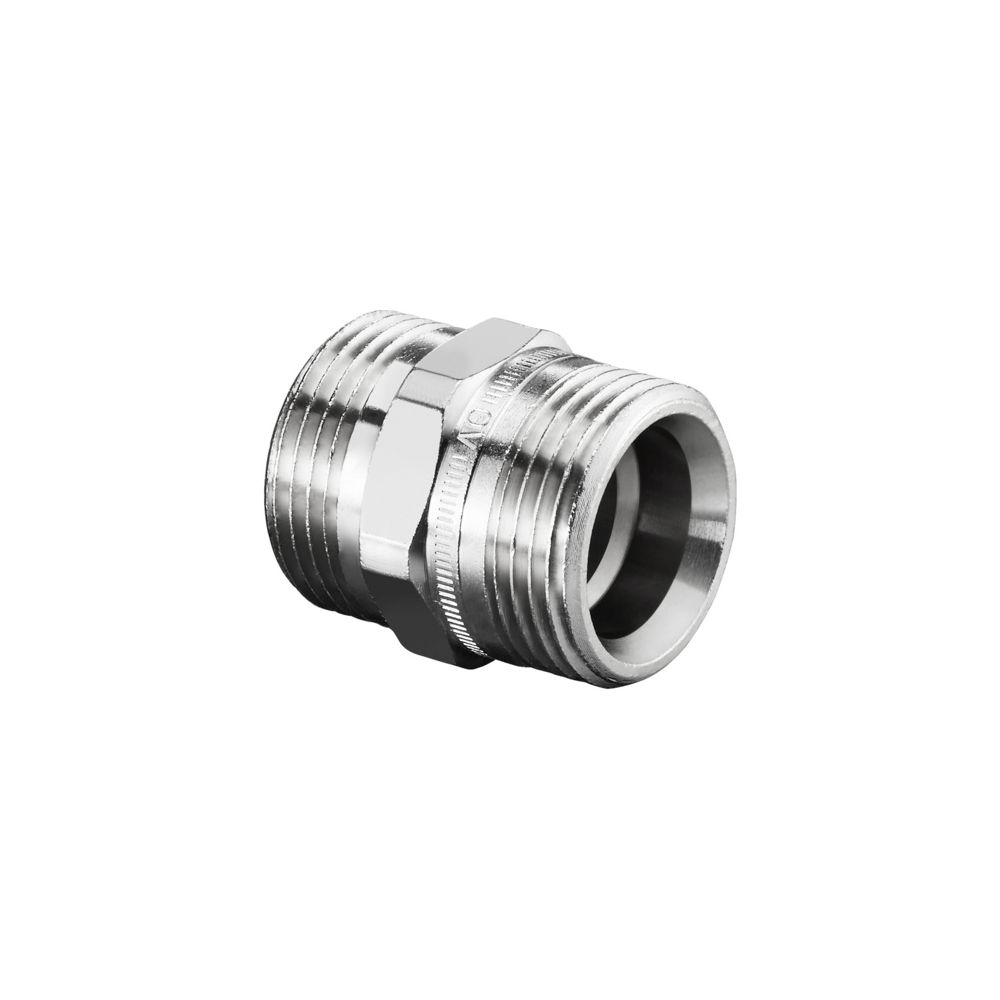 Oventrop Doppelnippel G 3/4" AG x G 3/4" AG, Messing vernickelt, 1028263... OVENTROP-1028263 4026755226980 (Abb. 2)