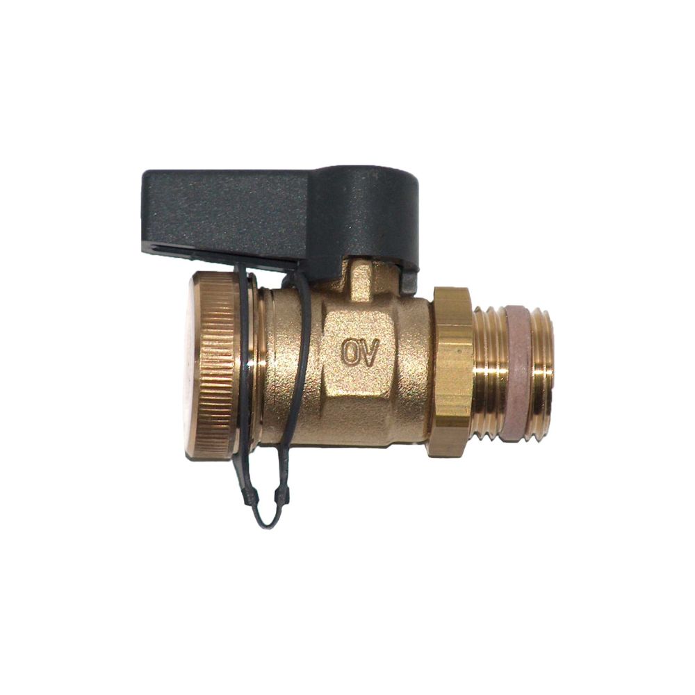 Oventrop Optiflex Kugelhahn DN 10, 3/8" Außengewinde mit Verschlusskappe, Messing, 10... OVENTROP-1033413 4026755208283 (Abb. 3)