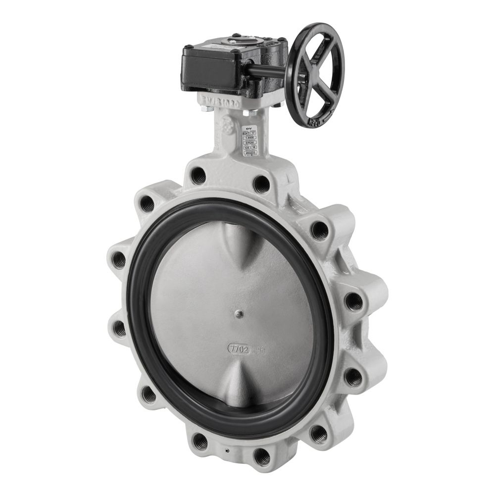 Oventrop Mittelflansch Absperrklappe mit Getriebe DN 300, PN 16, EPDM-Dichtung, 10492... OVENTROP-1049258 4026755456387 (Abb. 2)