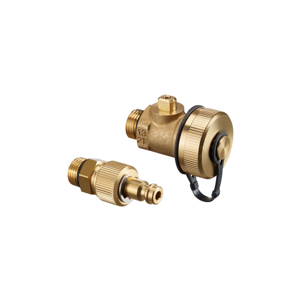 Oventrop Anschlussset 1x Messventil und 1x F und E-Kugelhahn für HydroControl, Steckk... OVENTROP-1060391 4026755125184 (Abb. 2)