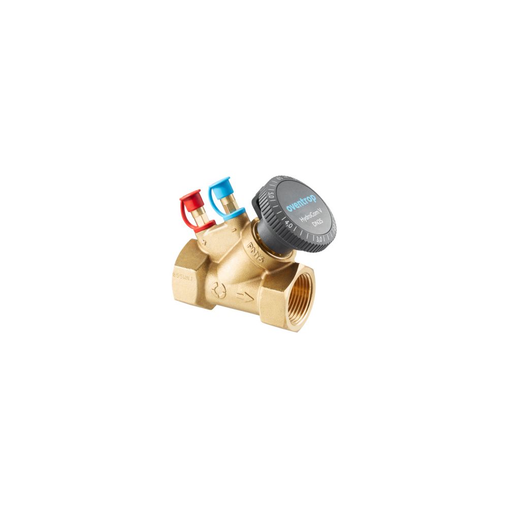 Oventrop HydroCom V Strangregulierventil DN 15, PN 16, Rp 1/2" Innengewinde, HydroPor... OVENTROP-1062704 4026755471359 (Abb. 4)