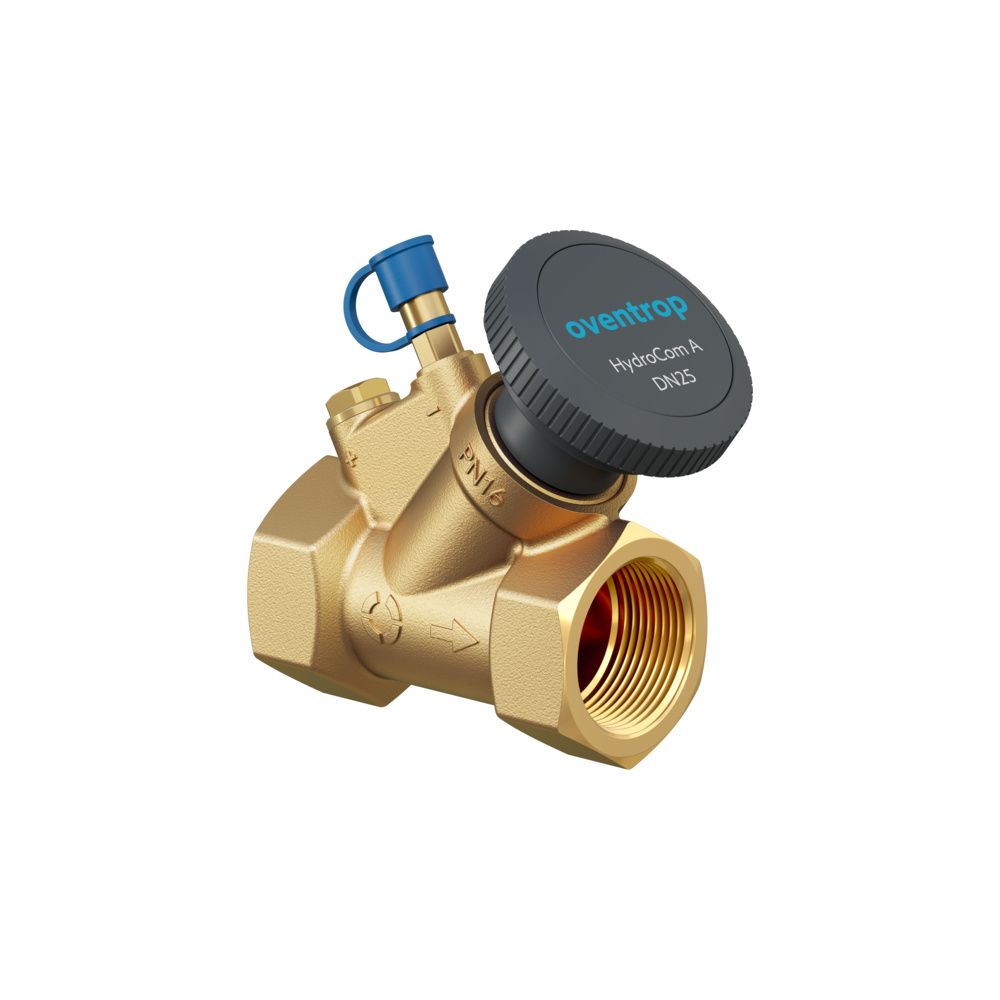Oventrop Strangabsperrventil HydroCom A PN 16, DN 15 Rp 1/2" Innengewinde HydroPort, ... OVENTROP-1062724 4026755480344 (Abb. 8)