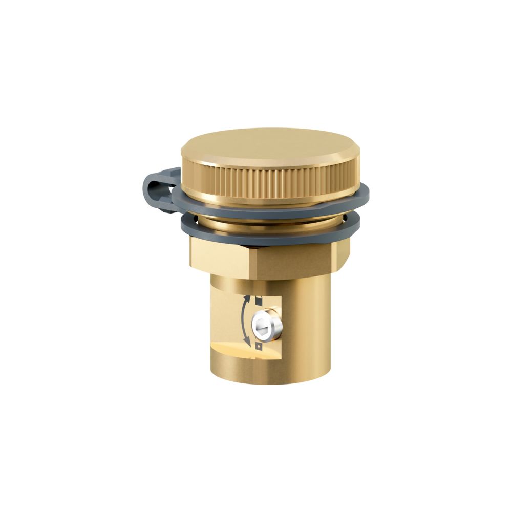 Oventrop Entleeradapter HydroPort, mit Madenschraube fixierbar, Messing, 1069601... OVENTROP-1069601 4026755486872 (Abb. 3)