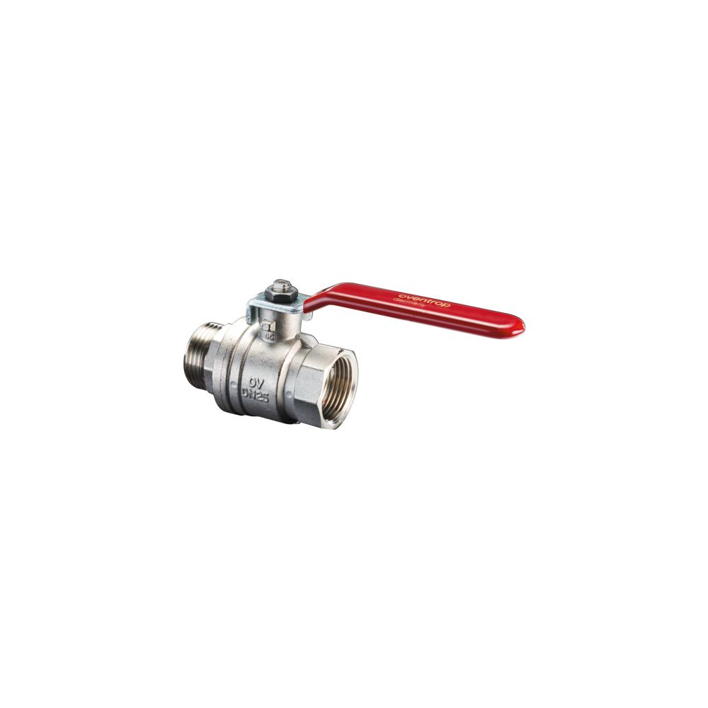 Oventrop Optiba Kugelhahn Hebelgriff DN 10, G 3/8" Innengewinde, G 3/8" Außengewinde,... OVENTROP-1076203 4026755129021 (Abb. 2)