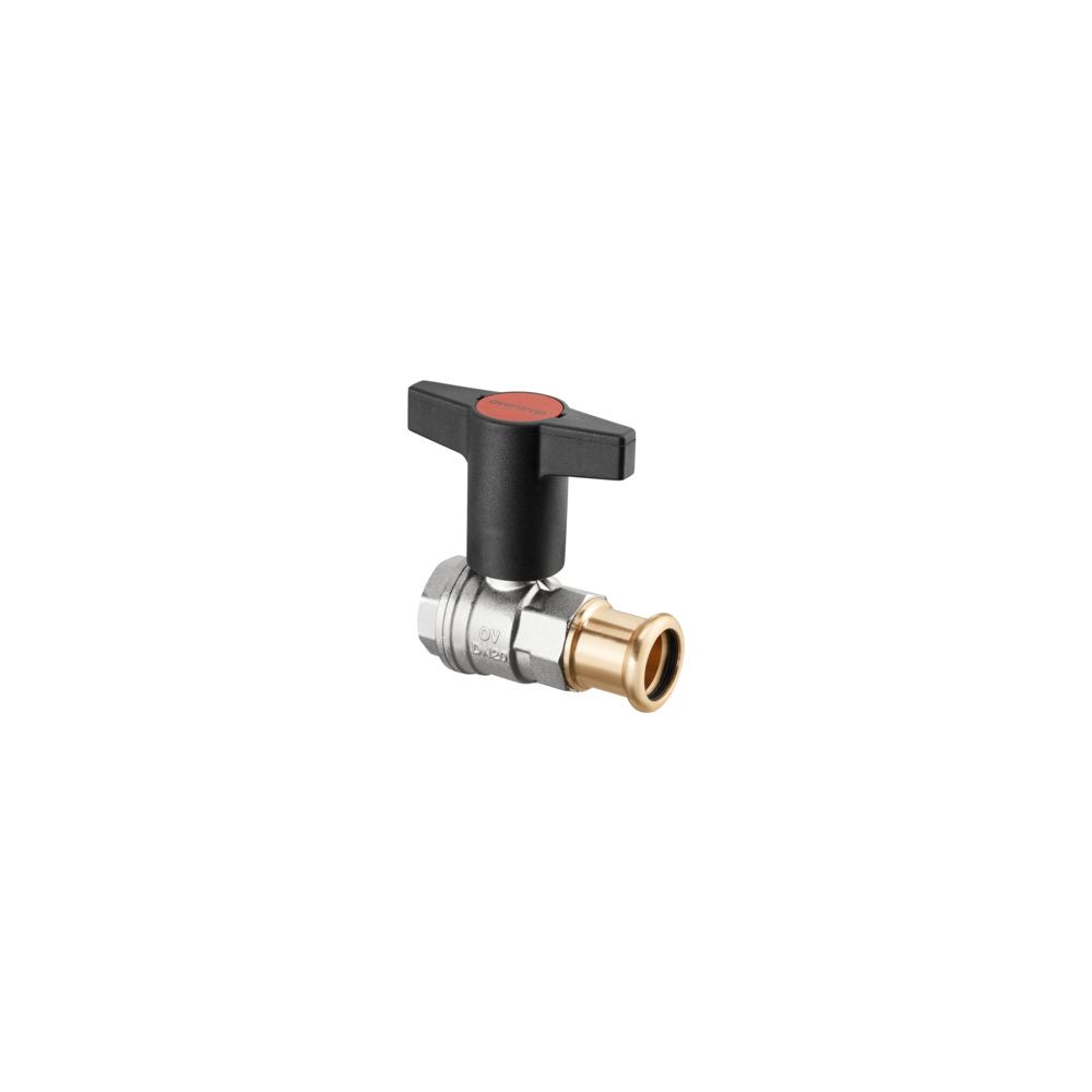 Oventrop Optiba Kugelhahn Knebelgriff DN 15, Pressanschluss 15mm x 1/2" Innengewinde,... OVENTROP-1077152 4026755370645 (Abb. 2)