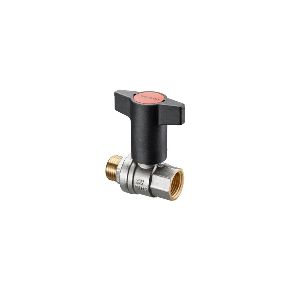 Oventrop Optiba Kugelhahn Knebelgriff DN 10, 3/8" Innengewinde, G 3/8" Außengewinde, ... OVENTROP-1077303 4026755129502 (Abb. 3)
