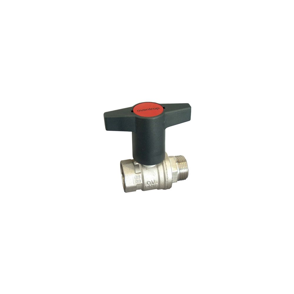 Oventrop Optiba Kugelhahn Knebelgriff DN 15, 1/2" Innengewinde, 1/2" Außengewinde, PN... OVENTROP-1077304 4026755129519 (Abb. 4)