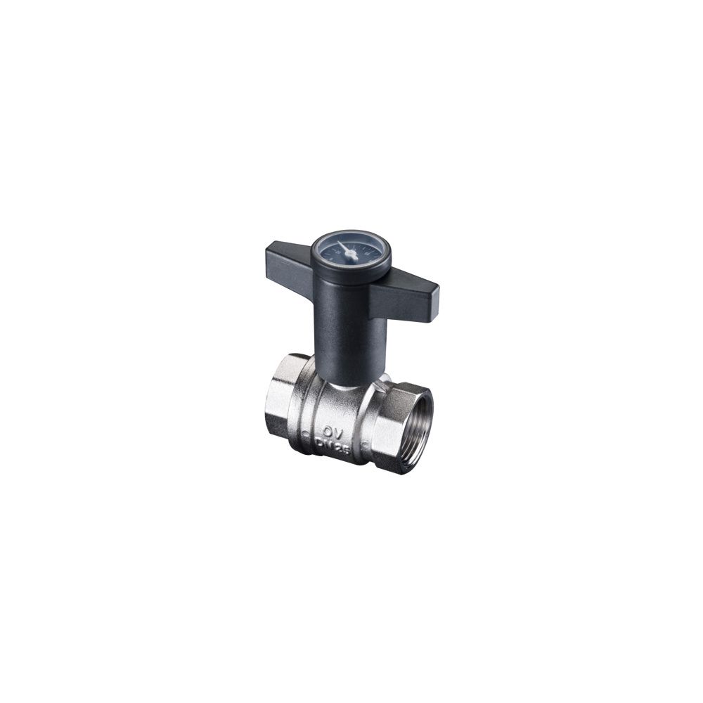 Oventrop Kugelhahn Optiba mit Thermometer Knebelgriff, beidseitig Innengewinde 3/8"... OVENTROP-1078003 4026755305678 (Abb. 3)