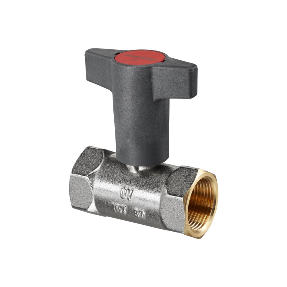 Oventrop Hochtemperatur-Kugelhahn DN 32, PN 16, Knebelgriff, Messing, 1078710... OVENTROP-1078710 4026755317558 (Abb. 2)