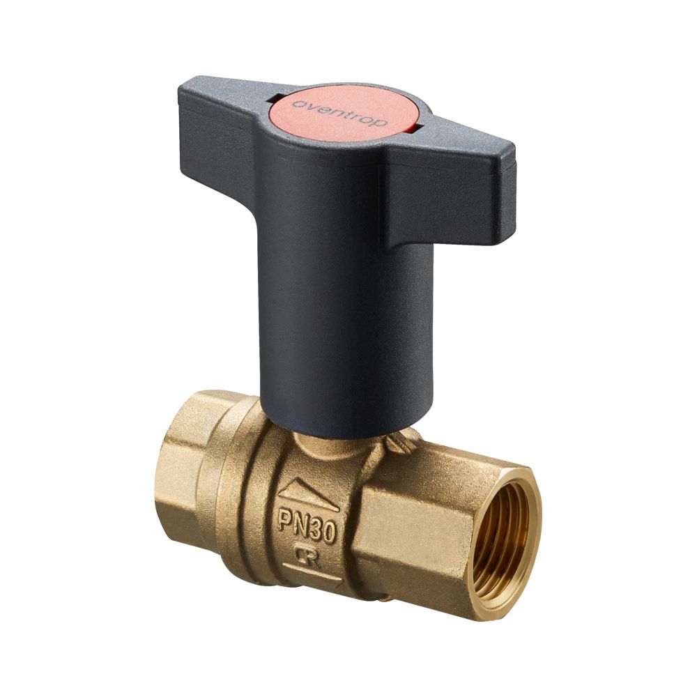 Oventrop Kugelhahn entzinkungsbeständig Knebelgriff DN 32, beidseitig 1 1/4" Innengew... OVENTROP-1079110 4026755232165 (Abb. 2)