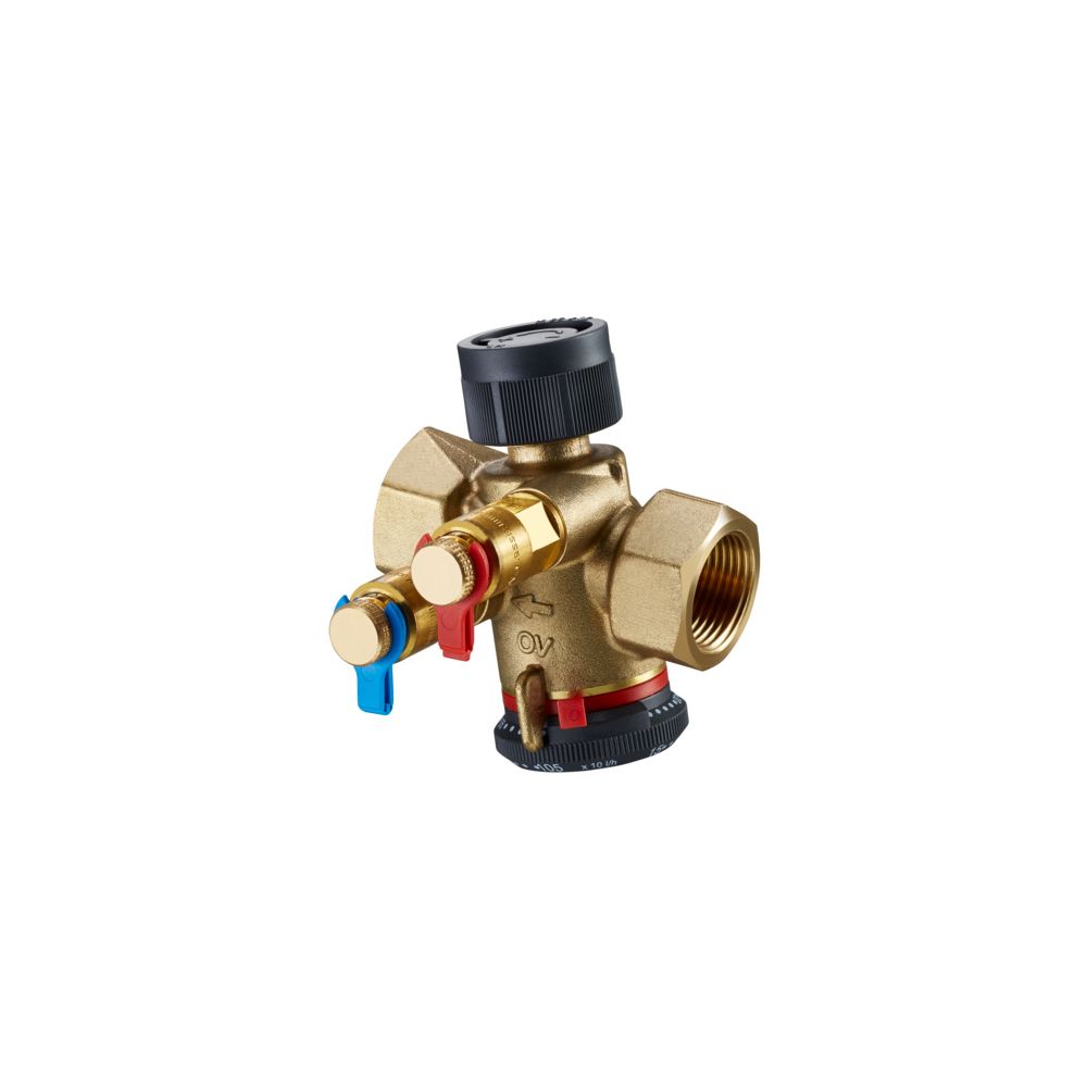 Oventrop Regulierventil Cocon QTZ mit Messventilen, DN 15, beidseitig IG, 150-1050l/h... OVENTROP-1148704 4026755414509 (Abb. 2)