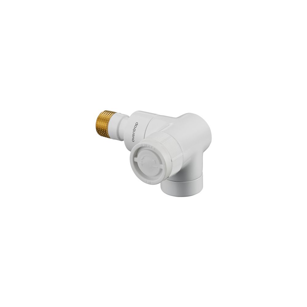 Oventrop E Thermostatventil DN 15, 1/2", PN 10, Winkeleckausführung rechts, Weiß, 116... OVENTROP-1163463 4026755172188 (Abb. 2)