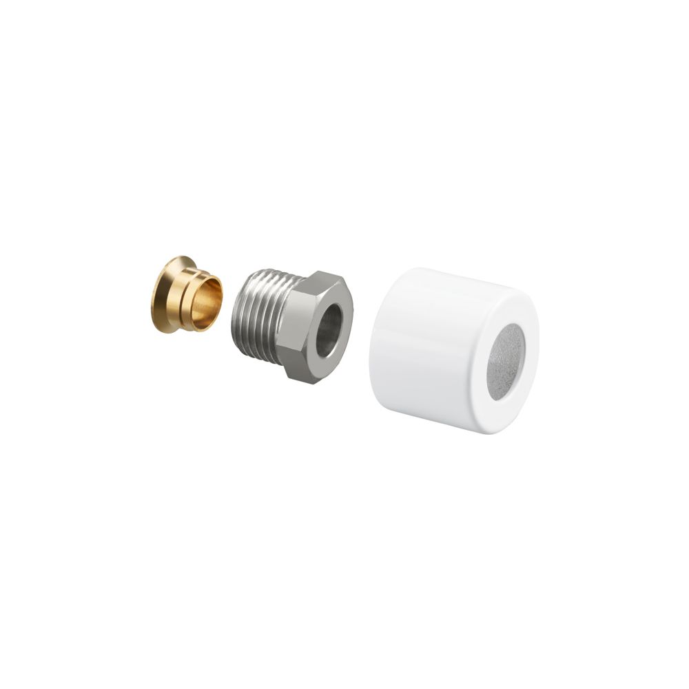 Oventrop Klemmringverschraubungs-Set für Baureihe E, 1/2" x 15mm, Weiß, 1169193... OVENTROP-1169193 4026755133370 (Abb. 3)