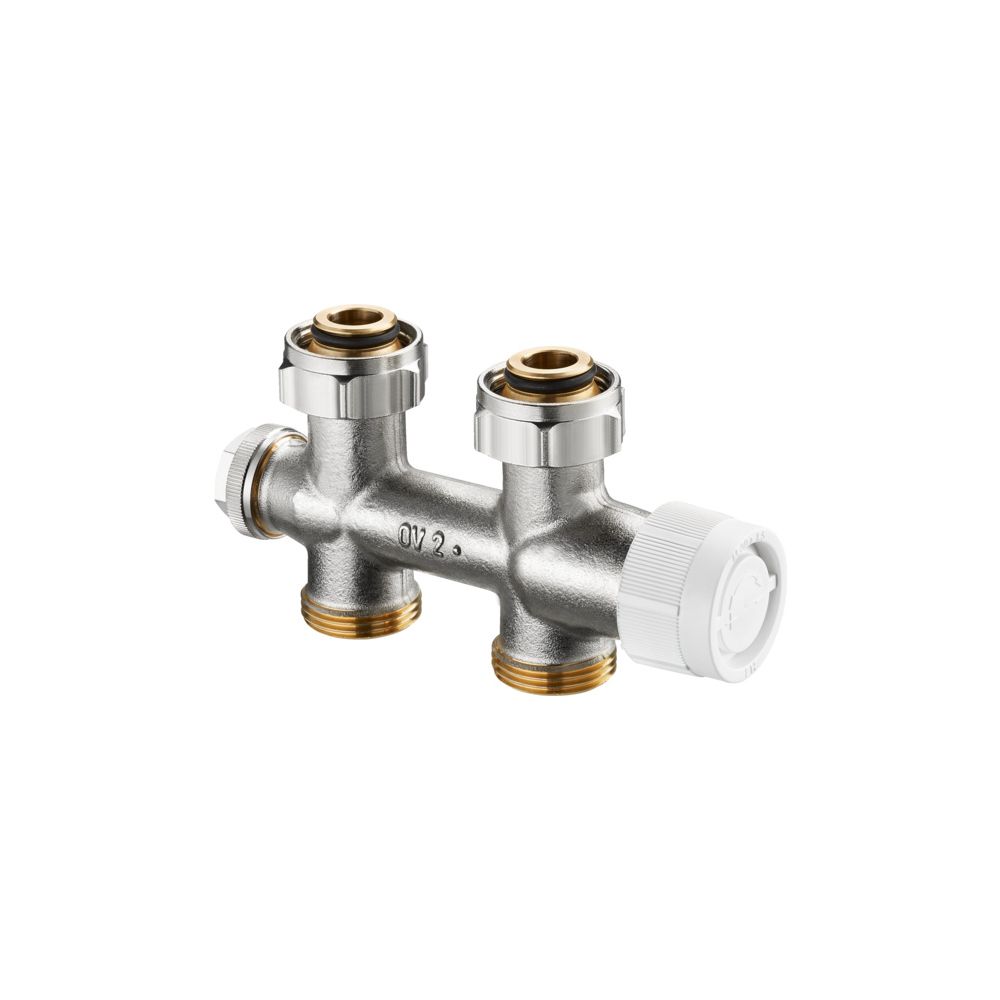 Oventrop Multiblock T Anschlussarmatur 3/4" Überwurfmutter x 3/4" AG, Zweirohr Durchg... OVENTROP-1184013 4026755241655 (Abb. 6)