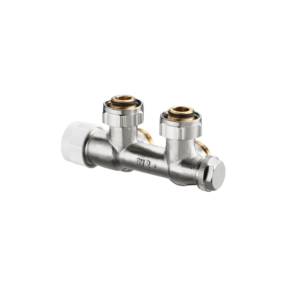 Oventrop Multiblock T Anschlussarmatur 3/4" Überwurfmutter x 3/4" AG, Zweirohr Eckaus... OVENTROP-1184014 4026755241662 (Abb. 3)
