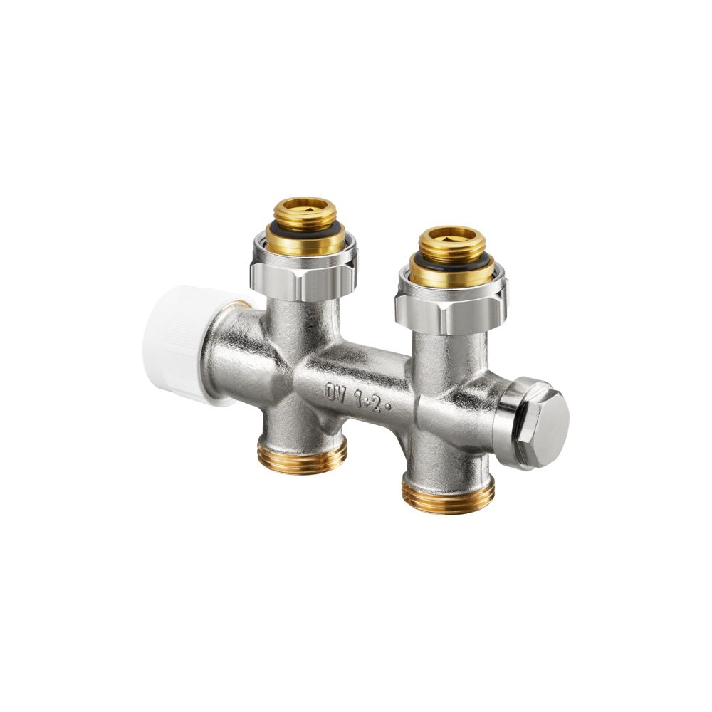 Oventrop Multiblock T Anschlussarmatur 1/2" AG x 3/4" AG, Ein- und Zweirohr Durchgang... OVENTROP-1184033 4026755291100 (Abb. 4)