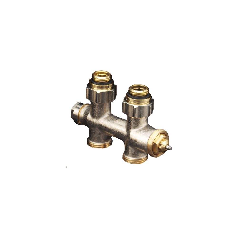Oventrop Multiblock T Anschlussarmatur 1/2" AG x 3/4" AG, Ein- und Zweirohr Durchgang... OVENTROP-1184033 4026755291100 (Abb. 5)