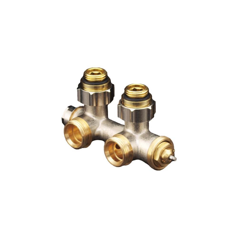 Oventrop Multiblock T Anschlussarmatur 1/2" AG x 3/4" AG, Ein- und Zweirohr Eckausfüh... OVENTROP-1184034 4026755291117 (Abb. 5)