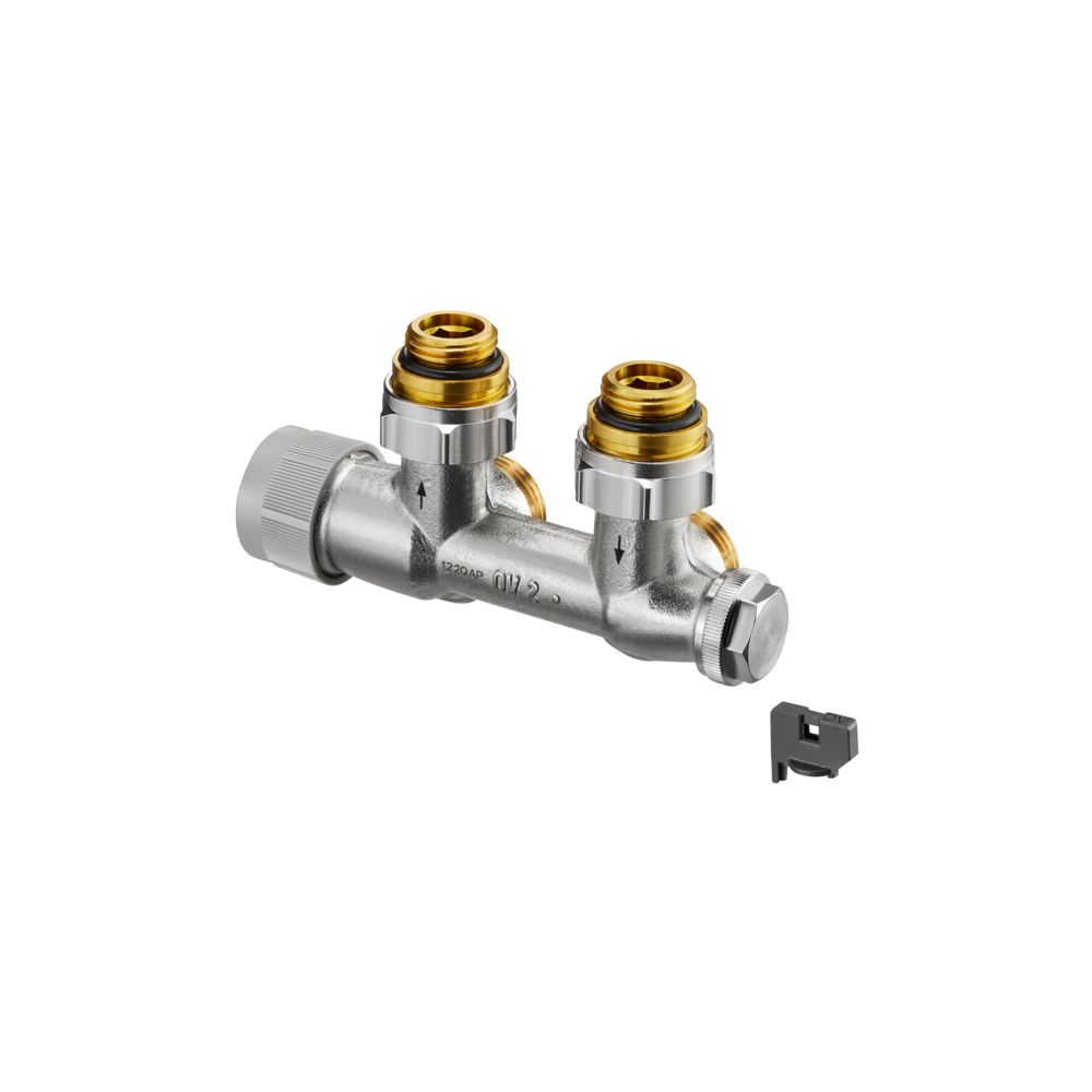 Oventrop Multiblock TQ Anschlussarmatur Eckausführung, Rp 1/2" Außengewinde, mit Q-Te... OVENTROP-1184074 4026755423464 (Abb. 2)