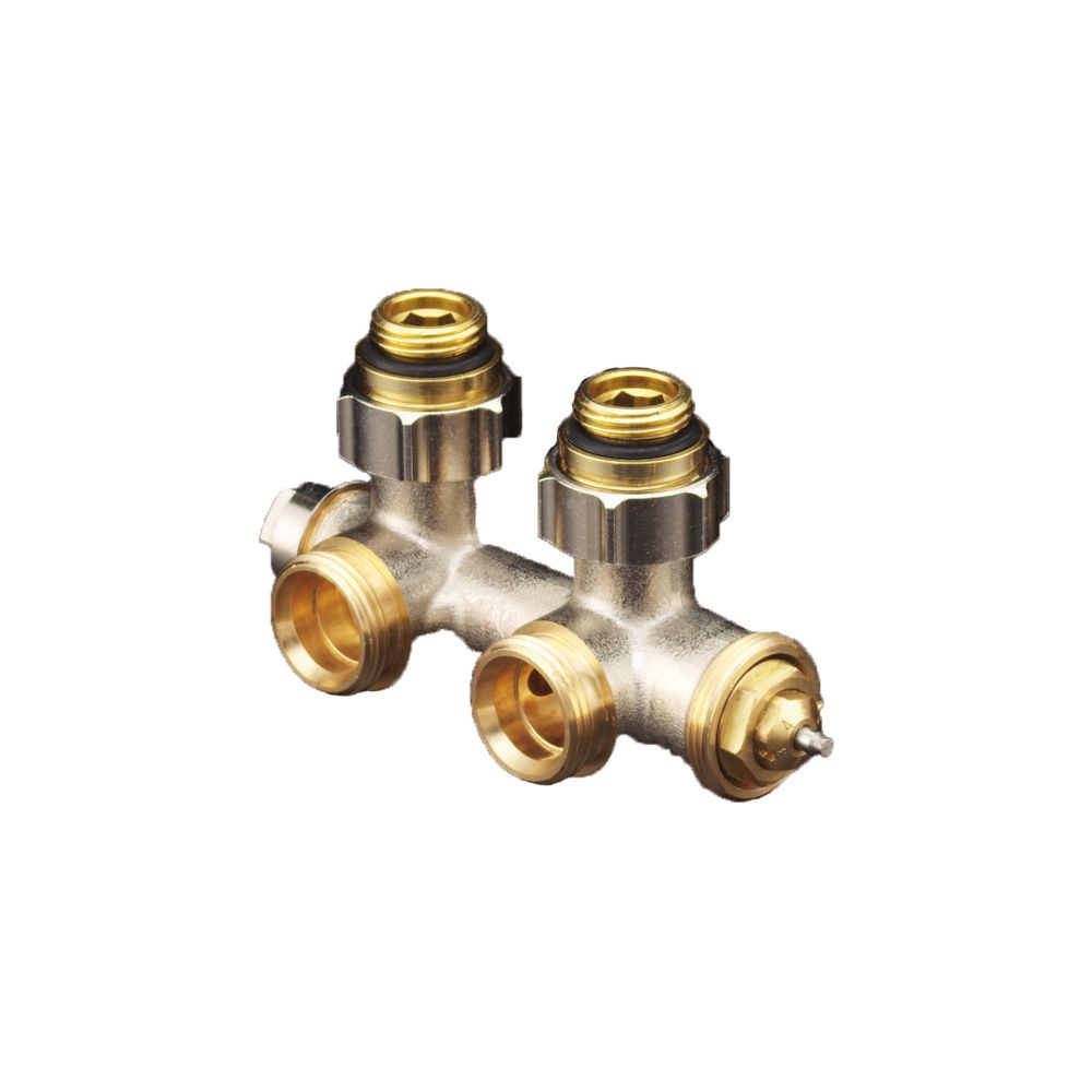 Oventrop Multiblock T Anschlussarmatur 1/2" AG x 3/4" AG, Zweirohr, Eckausführung, Zw... OVENTROP-1184084 4026755241686 (Abb. 5)