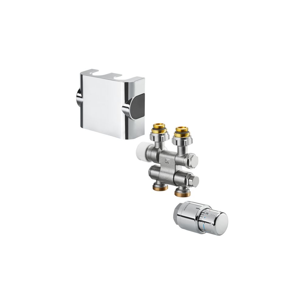 Oventrop Anschlussset für Badheizkörper Multiblock TF/Uni SH, schwenkbar, verchromt, ... OVENTROP-1184235 4026755319590 (Abb. 3)