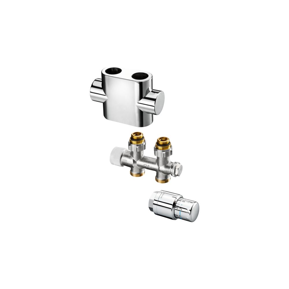 Oventrop Anschlussset für Badheizkörper Multiblock T/Uni SH, Durchgangsausführung, ve... OVENTROP-1184283 4026755314991 (Abb. 2)
