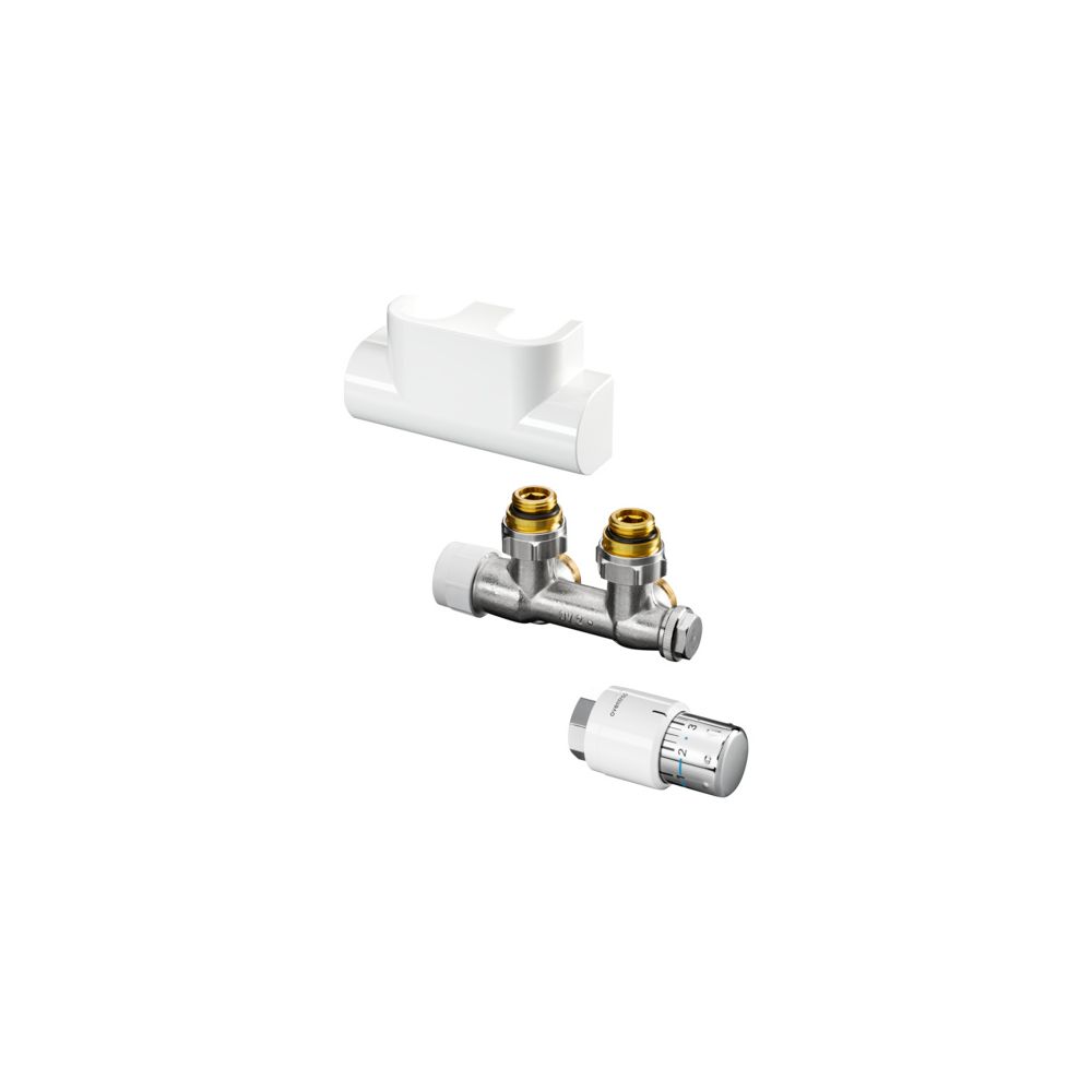 Oventrop Anschlussset für Badheizkörper Multiblock T/Uni SH, Eckausführung, Edelstahl... OVENTROP-1184384 4026755332506 (Abb. 6)