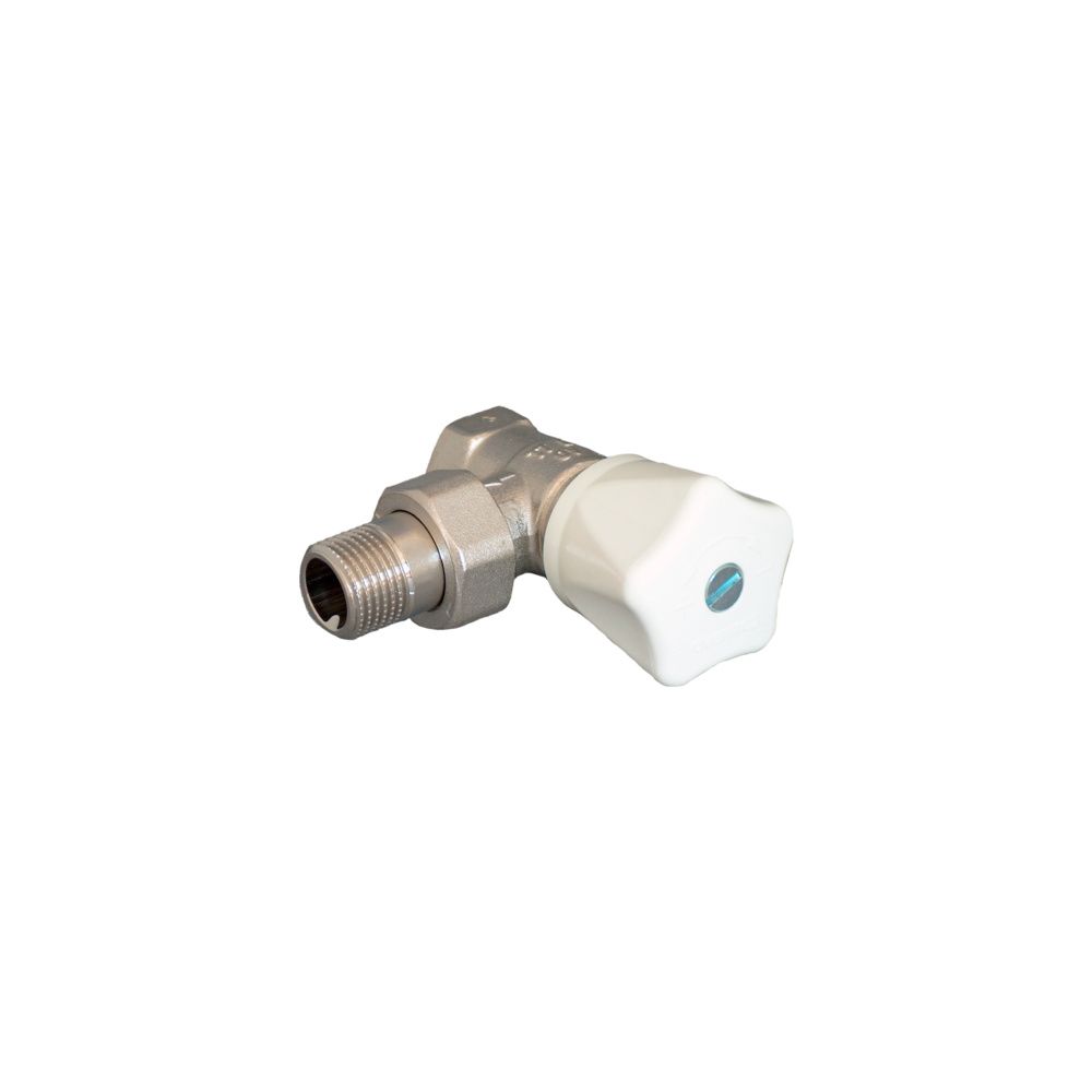 Oventrop Handregulierventil HR, DN 15, 1/2", PN 10, Eckausführung, Handrad Weiß, 1190... OVENTROP-1190504 4026755232387 (Abb. 4)