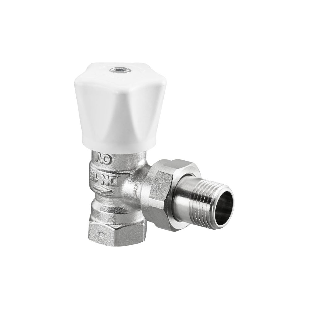 Oventrop HRV Handregulierventil DN 15 1/2, PN 10 Eckausführung, Handregulierkopf Weiß... OVENTROP-1191504 4026755251685 (Abb. 3)