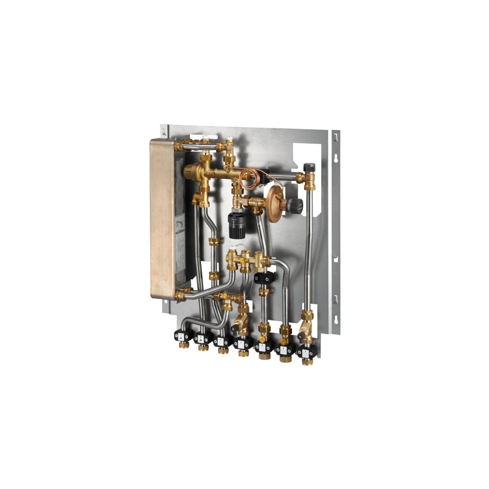 Oventrop Regudis W-HTF Wohnungsstation direkter Heizkreis 15 l/min, Wärmetauscher Kup... OVENTROP-1341131 4026755383157 (Abb. 2)