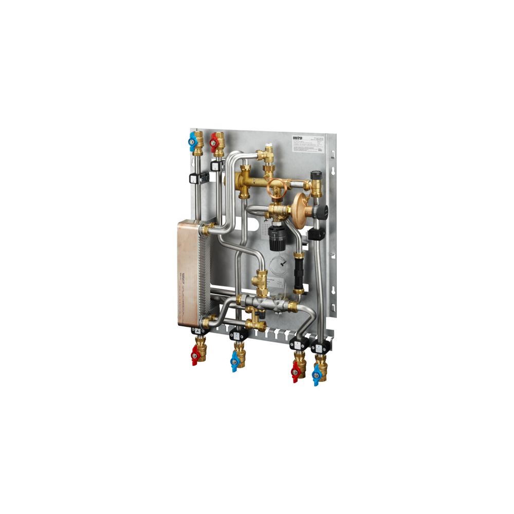 Oventrop Regudis W-HTO Wohnungsstation, Wärmetauscher kupfergelötet, 15l/min, ohne Ka... OVENTROP-1341274 4026755405057 (Abb. 2)