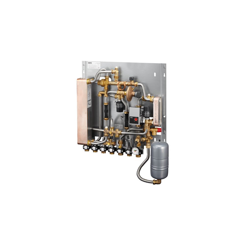 Oventrop Regudis W-HTU Duo Wohnungsstation, Heizkreis Trennsystem, 17l/min, Wärmetaus... OVENTROP-1341332 4026755411805 (Abb. 2)