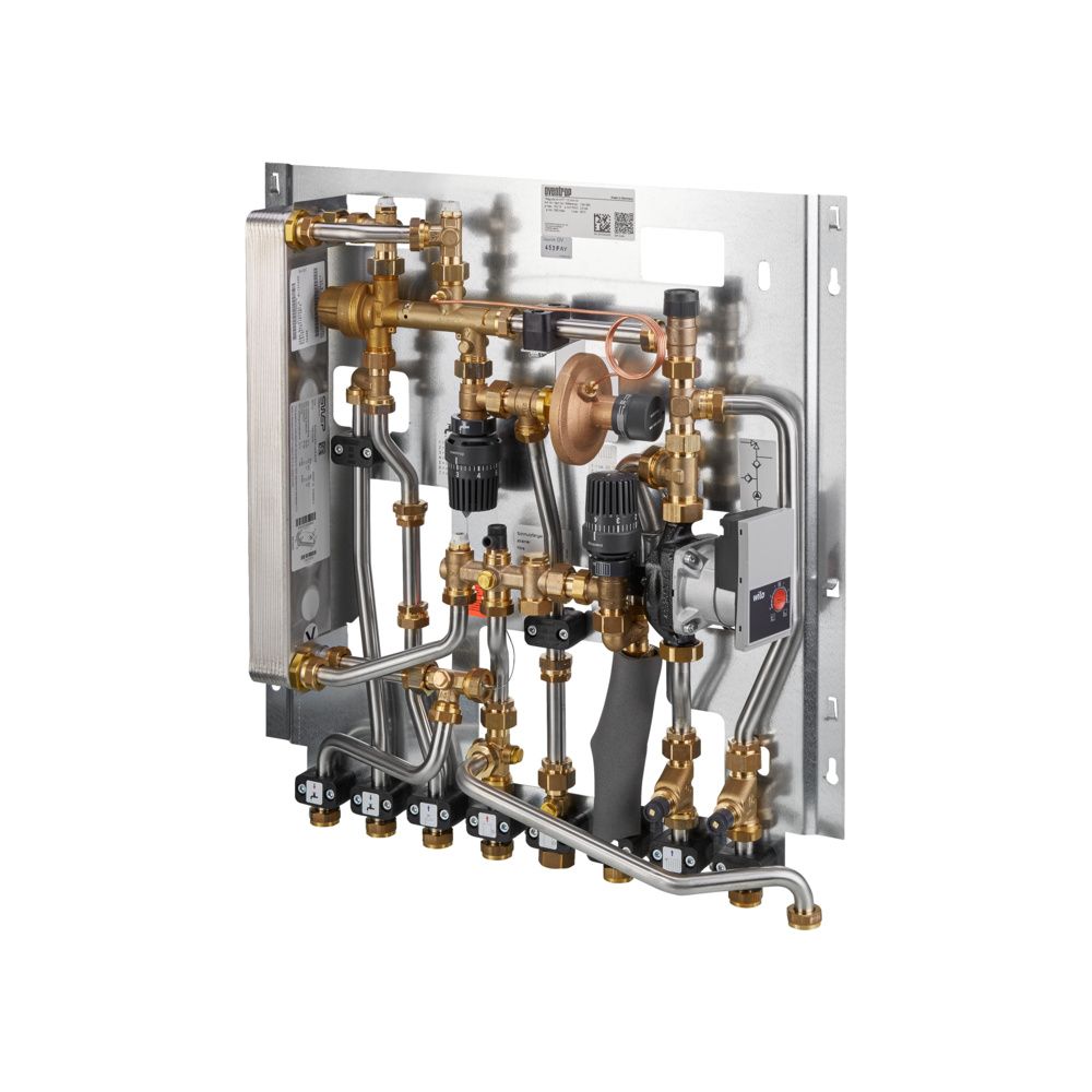 Oventrop Regudis W-HTF Wohnungsstation gemischter Heizkreis 12 l/min, mit Hochtempera... OVENTROP-1341360 4026755411843 (Abb. 2)