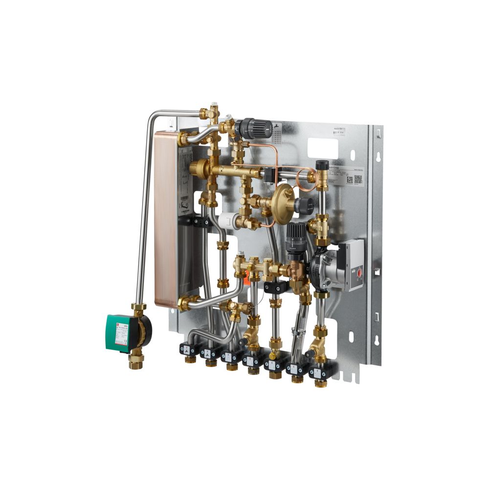 Oventrop Regudis W-HTF Wohnungsstation, gemischter, Heizkreis 17l/min, WT kupfergelöt... OVENTROP-1341442 4026755412239 (Abb. 2)