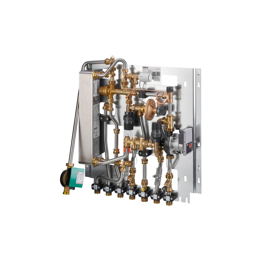 Oventrop Regudis W-HTF Wohnungsstation, gemischter, Heizkreis 17l/min, WT nickelgelöt... OVENTROP-1341462 4026755412260 (Abb. 2)