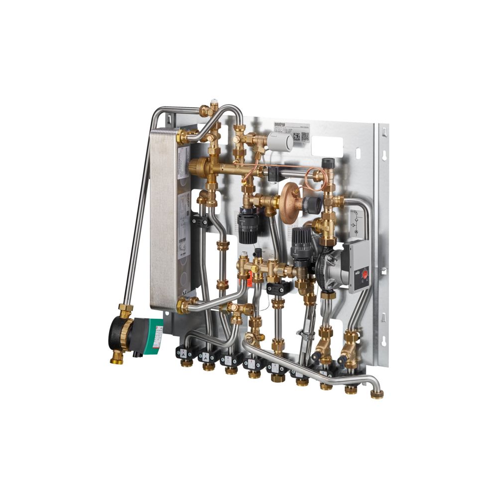 Oventrop Regudis W-HTF Wohnungsstation, gemischter Heizkreis 17l/min, WT nickelgelöte... OVENTROP-1341562 4026755412697 (Abb. 2)