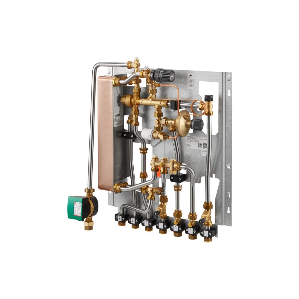 Oventrop Regudis W-HTF Wohnungsstation, direkter Heizkreis, 17l/min, WT kupfergelötet... OVENTROP-1341642 4026755435467 (Abb. 2)