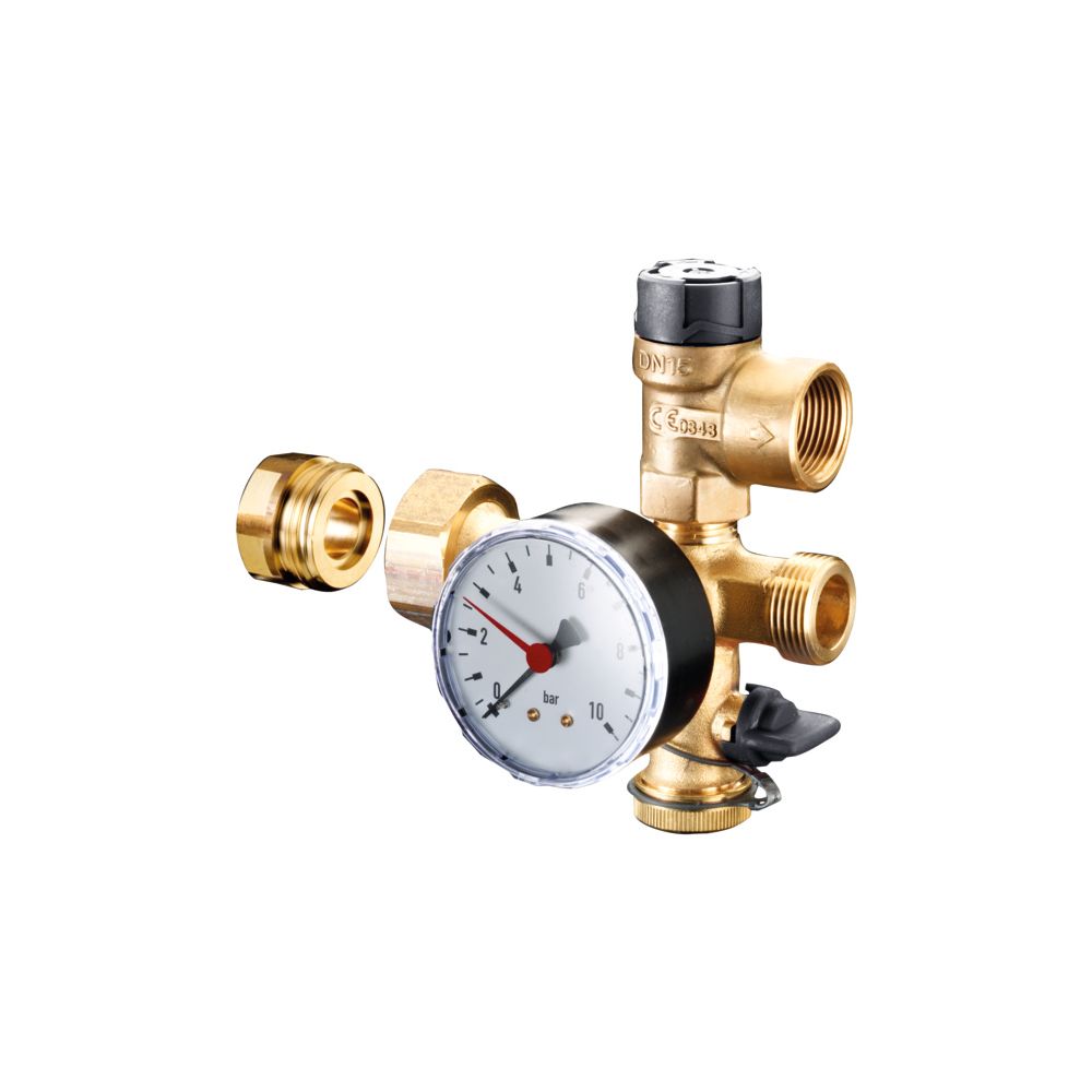 Oventrop Sicherheitsgruppenset für Wärmeübertrager Regumat, 1351598... OVENTROP-1351598 4026755330663 (Abb. 2)