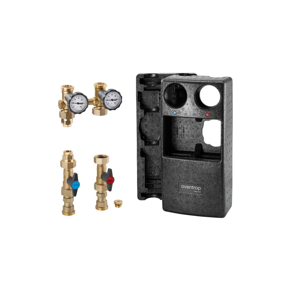 Oventrop Regumat S-180 Station DN 25 mit integriertem WMZ-Einbauset ohne Pumpe, 13560... OVENTROP-1356050 4026755399608 (Abb. 3)