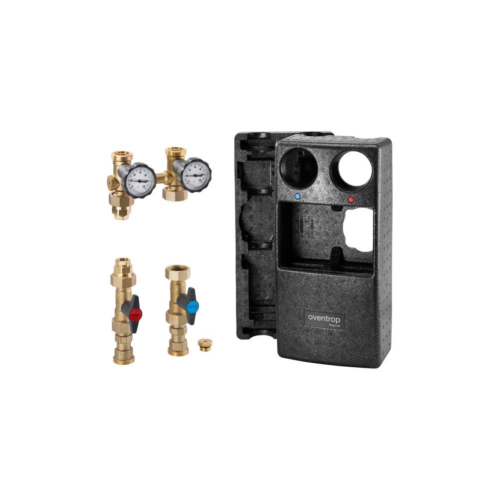 Oventrop Regumat S-180 Station DN 25 mit integriertem WMZ-Einbauset ohne Pumpe, 13560... OVENTROP-1356050 4026755399608 (Abb. 4)