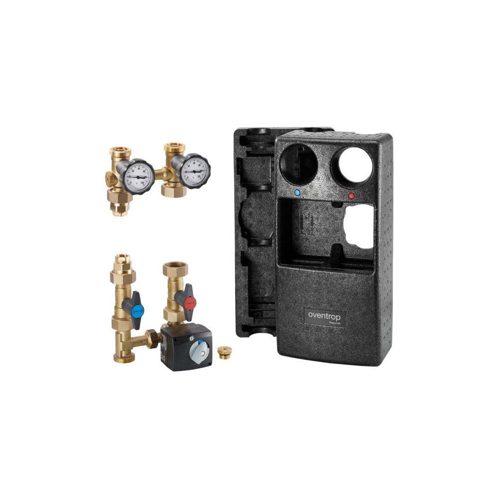 Oventrop Regumat M3-180 Station DN 25 ohne Pumpe, mit integriertem Wärmezähler-Einbau... OVENTROP-1356250 4026755399615 (Abb. 2)