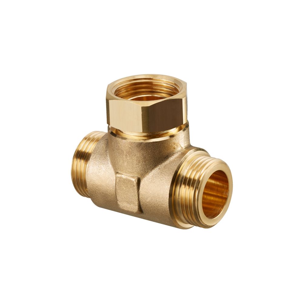 Oventrop T-Stück für Kesselverrohrung G 1” x G 1” Überwurfmutter x G 1”, 1359081... OVENTROP-1359081 4026755318272 (Abb. 2)