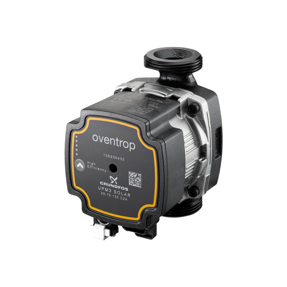 Oventrop Hocheffizienzpumpe Grundfos UPM3 W3 Solar 25-75 PWM C 130, 1360589... OVENTROP-1360589 4026755447835 (Abb. 2)
