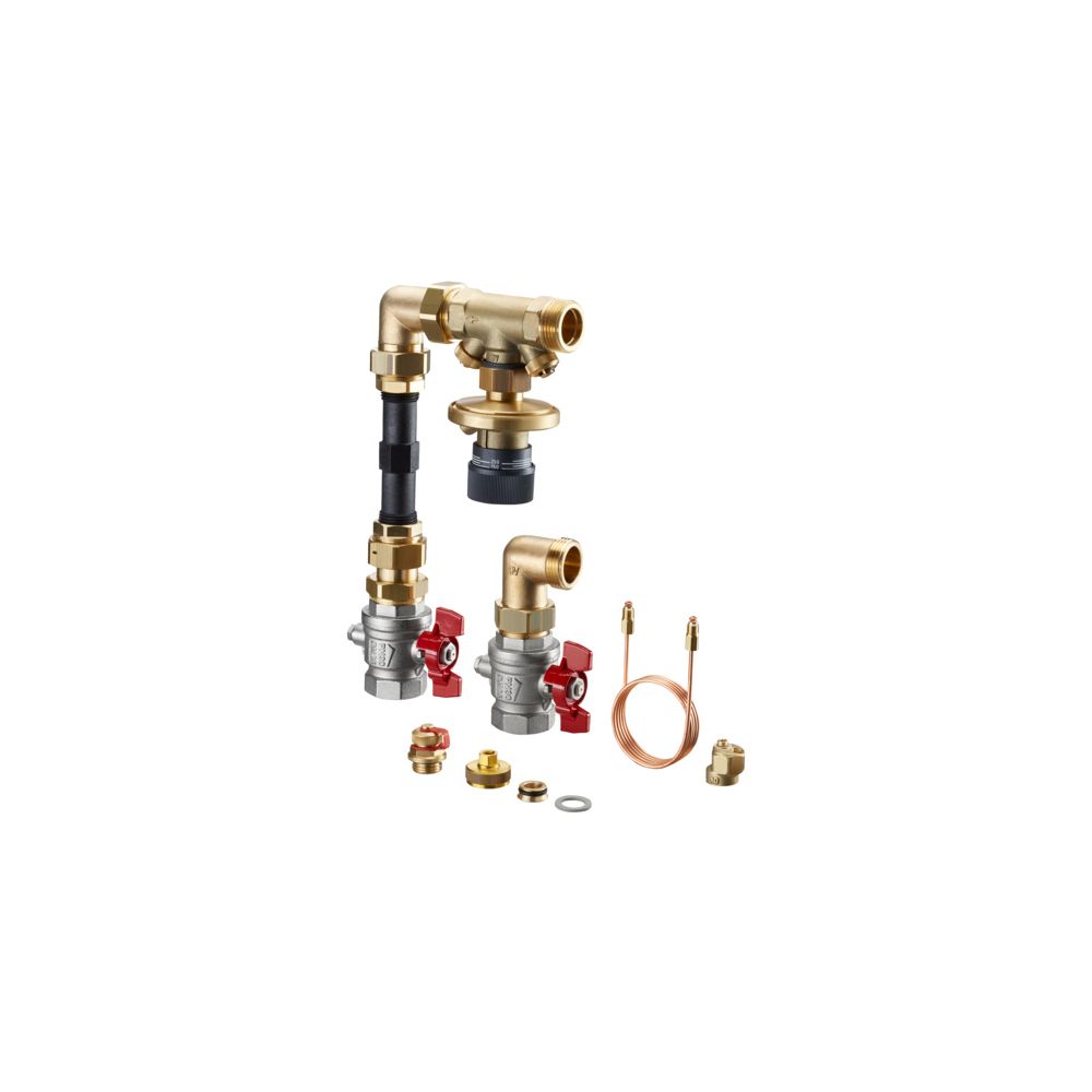 Oventrop Wärmemengenzähler-Anschlussset für Verteiler Eckausführung, Hycocon DTZ, Kug... OVENTROP-1404682 4026755450699 (Abb. 2)