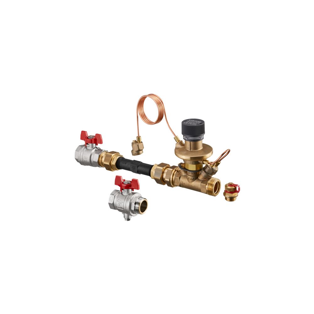 Oventrop Wärmemengenzähler-Anschlussset für Verteiler Durchgangsausführung, Hycocon D... OVENTROP-1404683 4026755450705 (Abb. 2)