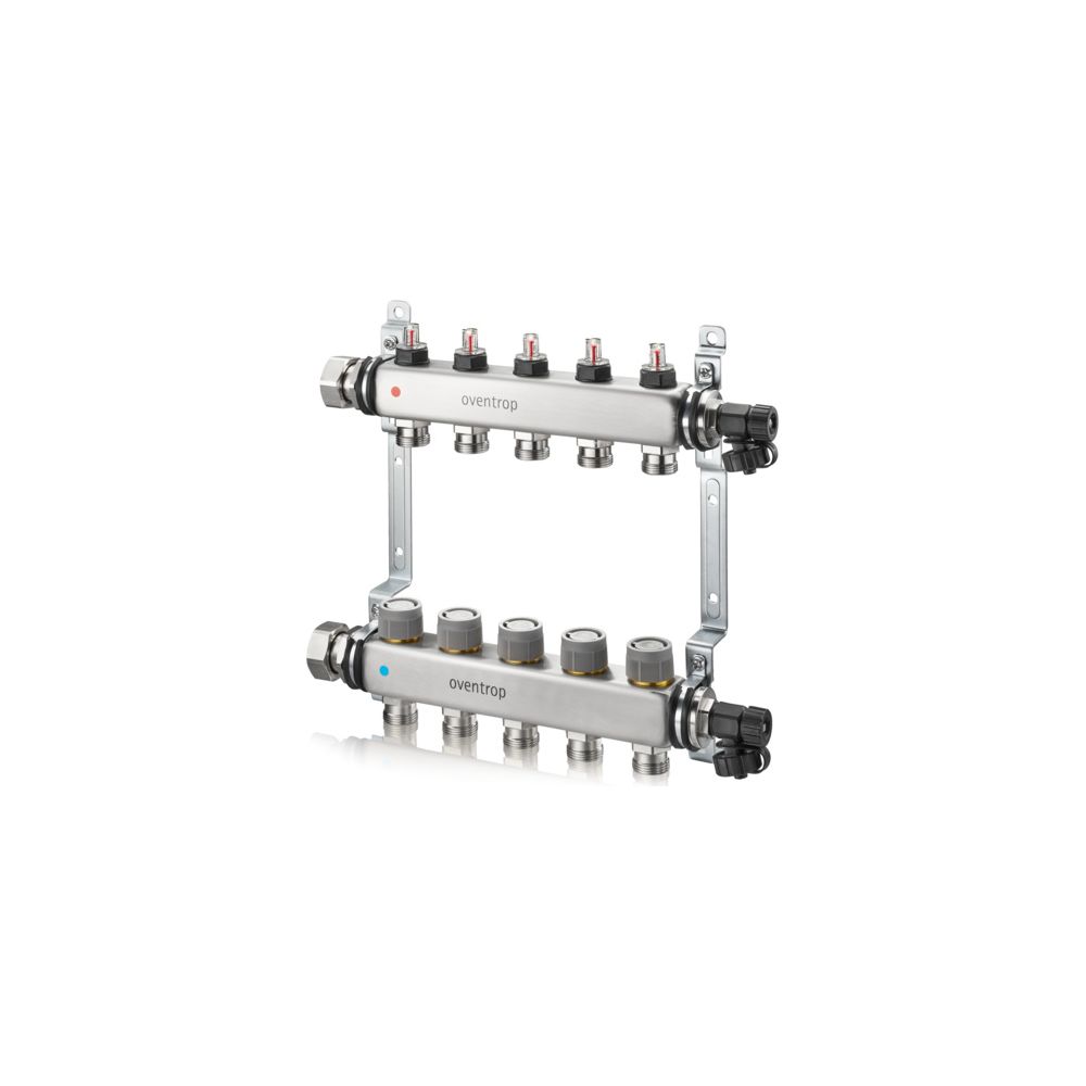 Oventrop Multidis SFQ Edelstahlverteiler mit Durchflussindikator, 2 Heizkreise, 14049... OVENTROP-1404952 4026755464245 (Abb. 2)