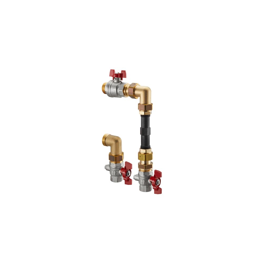 Oventrop Wärmemengenzähler-Anschlussset für Multidis SFQ, Eckausführung, DN 25, 14055... OVENTROP-1405580 4026755453508 (Abb. 4)
