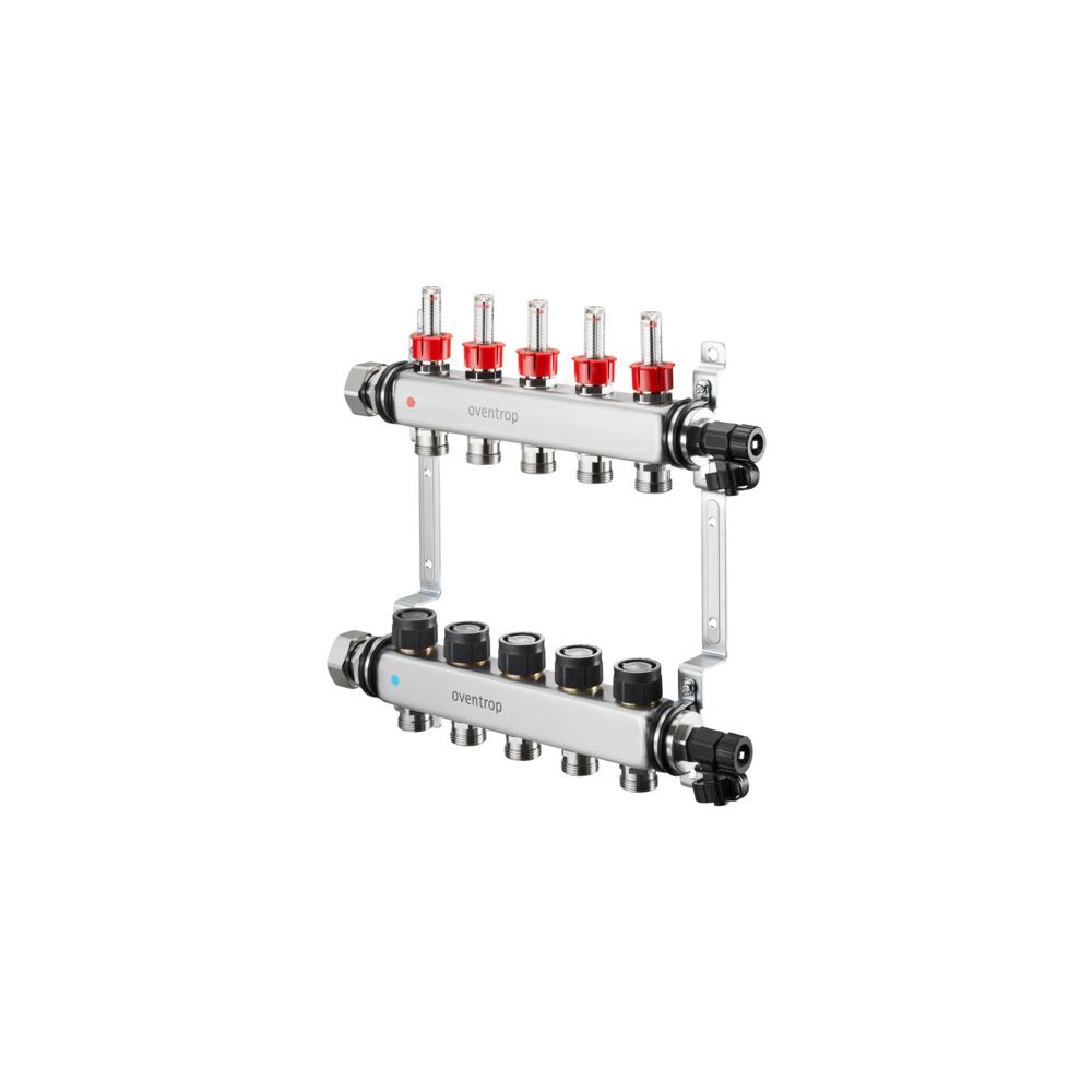Oventrop Multidis SF Edelstahlverteiler 1" für 5 Heizkreise, 0-5l/min, 1406355... OVENTROP-1406355 4026755440461 (Abb. 2)