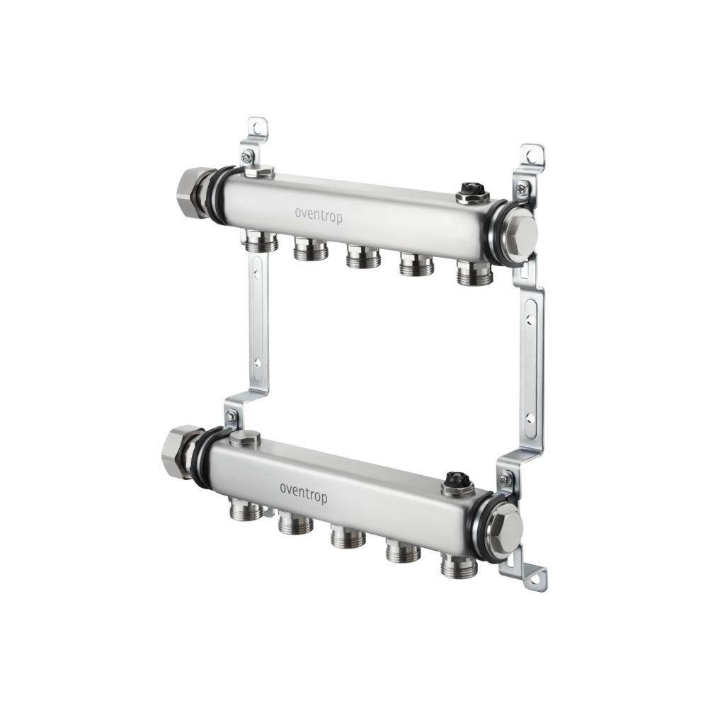 Oventrop Multidis SH Edelstahlverteiler für Heizkörperanbindung, 5 Heizkreise, 140725... OVENTROP-1407255 4026755450569 (Abb. 4)
